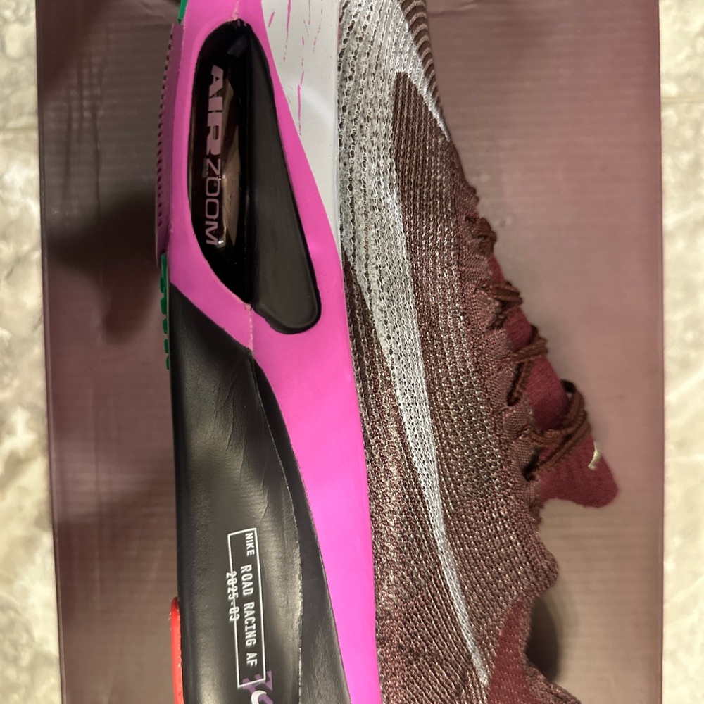 Brand New Nike Air Zoom AlphaFly Next %3 FK - Burgundy/Pink/Violet - Picture 8 of 14